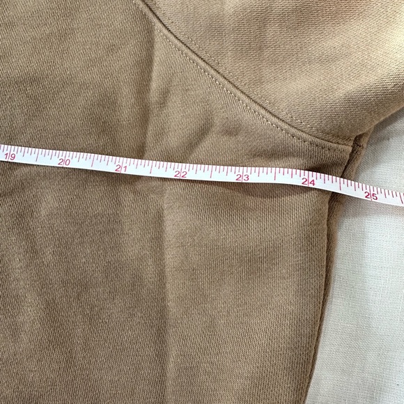 Marissa Webb SO UPTIGHT PLUSH PLUNGE HENLEY SWEATSHIRT IN LIGHT MOCHA - Picture 12 of 14